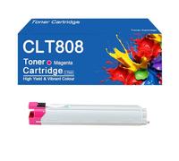 CLT808 4 Color Toner Cartridges Replacement for Samsung MultiXpress X4300LX X4250LX X4220RX Printer, Clear Printing,CLT808 -Magenta