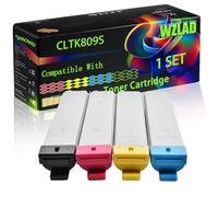 CLTK809S Compatible for Samsung Toner Cartridge with Chip MultiXpress C9251NA C9251 Series C9301 C9301N C9301NA C9301 Printers (4-Pack BK/C/M/Y)