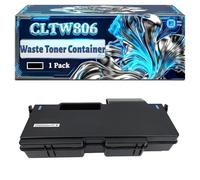 CLTW806 Waste Toner Container Compatible for Samsung MultiXpress SL-X7400 SL-X7500 SL-X7600 Printers, With Chip Large Capacity 81000 Pages (1 Pack Black)