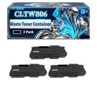 CLTW806 Waste Toner Container Compatible for Samsung MultiXpress SL-X7400 SL-X7500 SL-X7600 Printers, With Chip Large Capacity 81000 Pages (3 Pack Black)