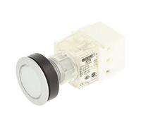 Club 23.000.088 Wall Shower Cap Contact Transmitter 1 Opener and Screw Terminals Button Switch, Clear/Silver