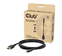 Club 3D 2m USB Type-C to DisplayPort 2.1 Bi-Directional VESA DP54 Cert