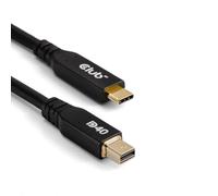 Club 3D 2m USB Type-C to MiniDisplayPort Bi-Directional VESA DP40 Certified Cable