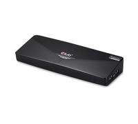 Club 3D 4K Dual Display Docking Station (HDMI, DisplayPort, DVI 3x USB 3.0) Blac