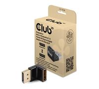 Club 3D CAC-1008 DisplayPort Male to DisplayPort 1.4 Female 90 Degree Angled Adapter 4K120Hz M/F