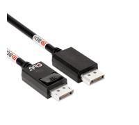 Club 3D CAC-1092 DisplayPort™ 2.1 Bi-Directional VESA DP80 Certified Cable 4K240Hz, 8K60Hz or 10K60Hz M/M 1.6m