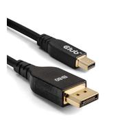 Club 3D CAC-1116 MiniDisplayPort to DisplayPort DP80 Bidirectional Vesa Certified Cable 1m/ 3.28 ft