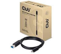Club 3D CAC-1524 USB 3.1 Gen2 10Gbps Type-C to Type-B Cable Male, black