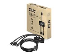 Club 3D CAC-1630, MiniDisplayPort/HDMI/Type-C (Male) to HDMI (Male), Active Adap