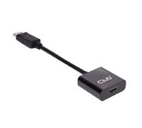Club 3D CAC 2070 DisplayPort 1.2 to HDMI 2.0 UHD Active Adapter - Black CAC-2070