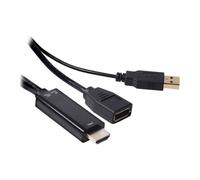 Club 3D CAC-2330 HDMI to DisplayPort Active Adapter, 4K@30 Hz, HDMI (Male) to DP