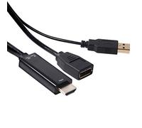 Club 3D CAC-2330 - Videoanschluß - DisplayPort/HDMI - 18 cm, black