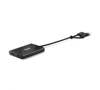 Club 3D CSV-1475 USB Type-C (with USB Type-A Adapter) to Dual HDMI (4K60Hz) Video Splitter with DisplayLink®