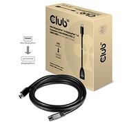 Club 3D Mini DisplayPortTM to DisplayPortTM 1.4 Extension Cable 8K60Hz DSC1.2 HBR3 HDR M/B. 1 Metre 32AWG