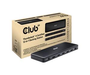 CLUB 3D Thunderbolt 4 Certified 12-in-1 Docking Station