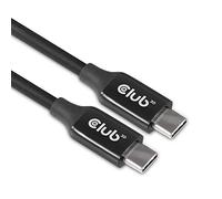 Club 3D USB 3.2 Gen2 Type C to C Active Bi-directional Cable 8K60Hz M/M 5m/16.4ft - 5 m - USB C - USB C - USB 3.2 Gen 2 (3.1 Gen 2) - 10000 Mbit/s - Black