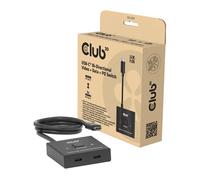 Club 3D CSV-2511 USB-C Bi-Directional Switch, 1x USB-C In, x USB-C 5V In, 2x USB