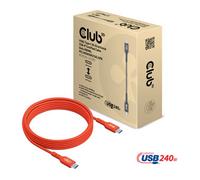2m Club 3D CAC-1573 USB2.0 Type-C Bi-Directional USB-IF Certified Cable, 240W Po