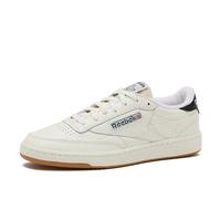 Reebok Unisex Club C Vintage Tennis Sneakers, Casual White Mens Shoes, Size 7 to 15, Chalk/Black/Gum, 10 UK