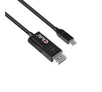 Club CAC-1557 3D USB Adapter Cable 1.8 m Type C to Display Port 8K 60 Hz HDR Black