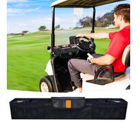Club Cart Storage Basket | Front Inner Storage Organizer,No-Drilling Heavy Duty Golf Cart Organizer with Cooling Compartment for Dashboard Women Men Daily Transport