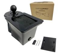 Club Clean Kraft with Universal Bracket Kit - Golf Club and Ball Cleaner/Washer - Nylon Brushes - Carbon Fiber