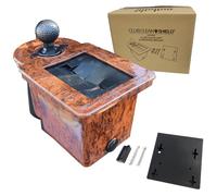 Club Clean - Original Ball and Club Cleaner/Washer with Universal Bracket for Golf Cars - Home Use - Single Chamber, Woodgrain