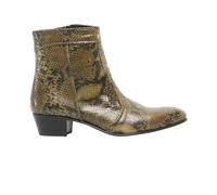 Club Cubano EMMANUEL Mens Premium Handcrafted Luxury 100% Real Exotic Leather Cuban Heel Smart Formal Dress Boots Made In Spain