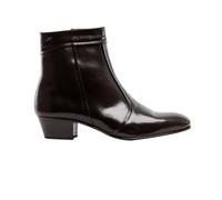 Club Cubano EMMANUEL Mens Premium Handcrafted Luxury 100% Real Exotic Leather Cuban Heel Smart Formal Dress Boots Made In Spain