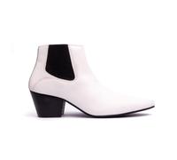 Club Cubano McCartney Mens Handcrafted Real Leather High Cuban Heel Short Ankle Boots