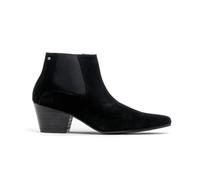 Club Cubano McCartney Mens Handcrafted Real Leather High Cuban Heel Short Ankle Boots