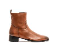 Club Cubano VALENTE Mens Handcrafted 100% Real Leather Cuban Stacked Heel Side Zip Smart Casual Boots