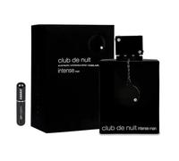 Club de Nuit Intense Man Eau de Toilette 105 ml, Long Lasting Arabic Perfume for Men, Imported from Dubai, Includes Refillable Spray 5ML (Intense Man)