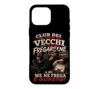 Club dei Troppo Vecchi Per Fregarsene Funny Italian Attitude Case for iPhone 16 Pro Max