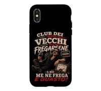 Club dei Troppo Vecchi Per Fregarsene Funny Italian Attitude Case for iPhone X/XS
