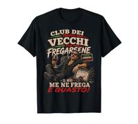 Club dei Troppo Vecchi Per Fregarsene Funny Italian Attitude T-Shirt