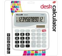 Club Extra Large Desk Calculator Solar Powered 12 Digit Display CB-557