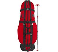 Club Glove Last Bag XL Pro Tour - Golf Pro Tour XL Traveler - Golf Travel Bag with Wheels (RED) incl. Stiff Arm Racket Protection