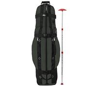 Club Glove The Last Bag Medium Collegiate Golf Travel Bag - Golf Travel Bag with Wheels incl. Stiff Arm Club Protector (TACTICAL GRAY)