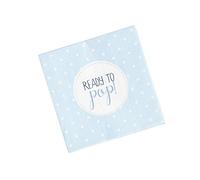 CLUB GREEN 20 Blue Ready to POP Napkins, 2 x 17 x 17 cm