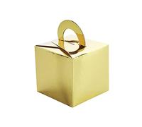 CLUB GREEN 5 Gold Balloon Weight Boxes, 15.7 x 1 x 14 cm
