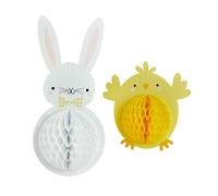 Club Green Bunny & Chick Honeycombs - Pack of 2 Club Green Multicolor