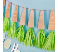 Club Green Carrot Tassel Easter Banner 2m Club Green Multicolor