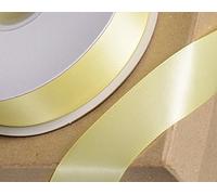 CLUB GREEN D/SATIN RIBBON 38MMX25MT YELLOW, Fabric, 12.1 x 12.1 x 4.73 cm