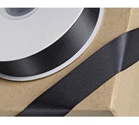 CLUB GREEN D/SATIN RIBBON 3MMX25M BLACK, Fabric, 11 x 11 x 3.3 cm