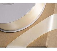 CLUB GREEN D/SATIN RIBBON 3MMX25M CREAM, Fabric, 11 x 11 x 3.3 cm