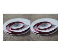 CLUB GREEN D/Satin Ribbon 6MMX25M DK.Burg, Fabric, Dark Burgundy, 10 x 10 x 1 cm (Pack of 2)