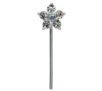 CLUB GREEN Diamond Daisy ON STEM Clear Dia.1.5CM, Metal, 19.25 x 13.2 x 1.1 cm