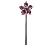 CLUB GREEN Diamond Daisy On Stem, Pink, 1.5 cm, 10 per pack