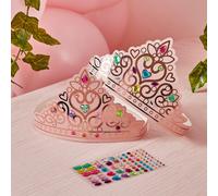 Club Green DIY Princess Paper Tiara Kit & Gem Stickers - Pack of 4 Club Green Multicolor